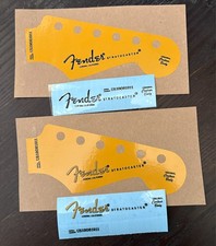 Fender Stratocaster Corona California decalcomania testata istantanea UV DTF rialzata