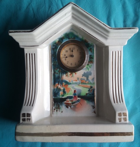 Orologio antico ceramica - antico, in