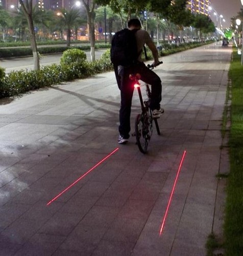 Stop luce posteriore bici con - posteriore,