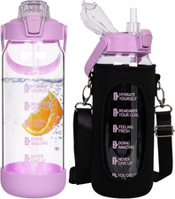 1.5 Litri Borraccia Vetro Con