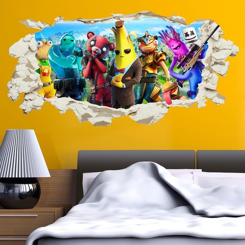 Adesivo fortnite foro wall - in,
