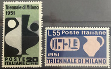 Repubblica 1951 triennale di Milano serie completa mnh