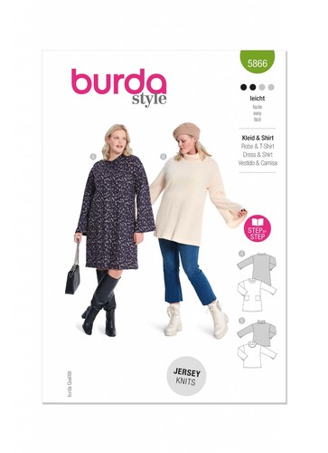 Burda 5866 abito - burda, e