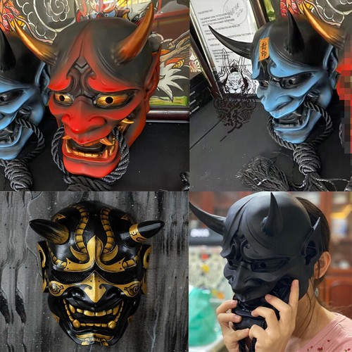 Maschera halloween samurai - maschera,