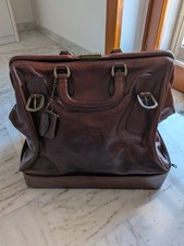 Vintage leather travel bag - , the