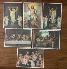 Lotto cartoline religiose