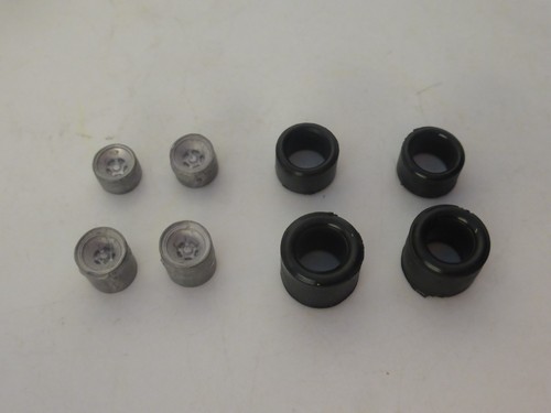 White metal wheels and - metal,