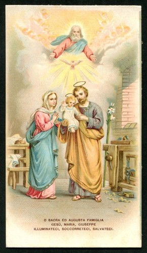 Santino 254 sacra famiglia - 254,