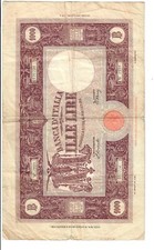 1000 LIRE Large M 19 05 1947