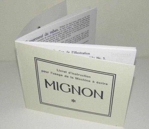 Macchina scrivere mignon - macchina, da