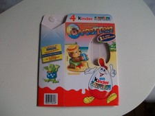 kinder ferrero sorpresine box scatola vuota 4 ovetti orsetten