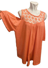 Maglia donna con ricami misto cotone taglia L