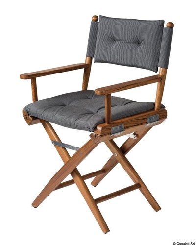 Arc sedia teak pieghevole - sedia,