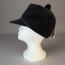 Cappello Crown Cap Nero Lana