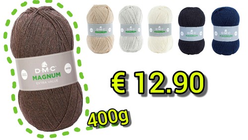 Gomitolo lana dmc 400 grammi - lana,