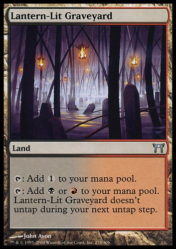 Mtg lantern lit graveyard - mtg,
