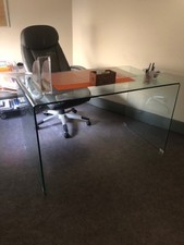 scrivania cristallo design