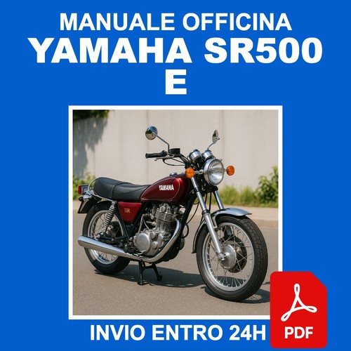 Manuale officina yamaha - manuale, sr500