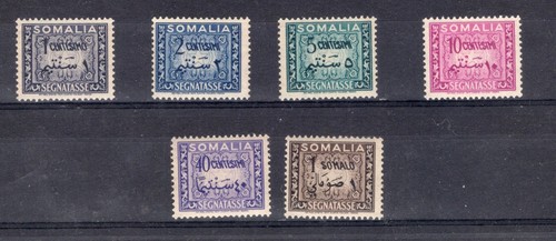 Somalia afis 1950 - afis, segnatasse