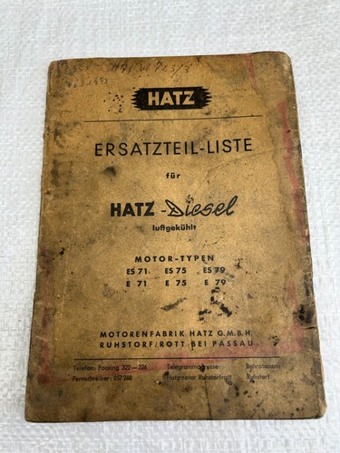 Motore diesel hatz - motore, raffreddato