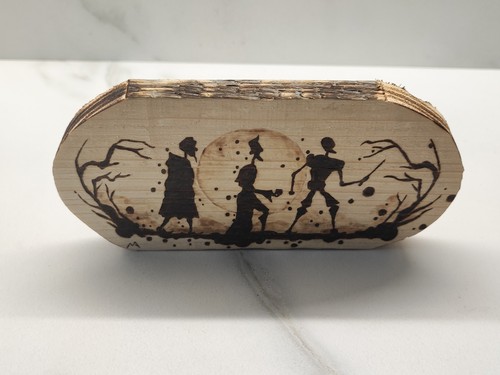 Quadro pirografia harry potter - harry,