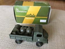 MODELLINO METALLO MILITARE ESERCITO FRANCESE SIMCA SOLIDO SCATOLA -MADE FRANCE