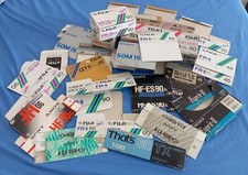 Lotto SCATOLE VUOTE BOX Vintage Compact Cassette Tape SONY FUJI THATS Collection