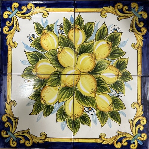 Pannello decorato mano - decorato, a