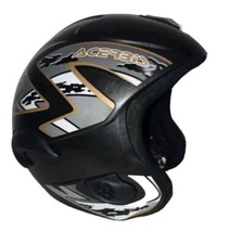 Casco Sci Snowboard Acerbis Certificato Taglia 56 Csi Nero Grigio Usato