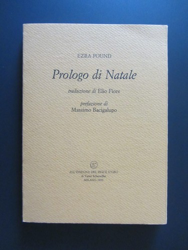 Ezra pound prologo - pound, natale