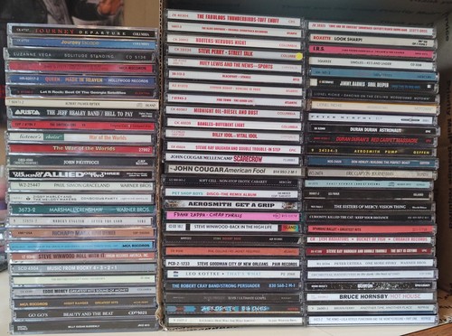 S rock new wave cds - 80's,