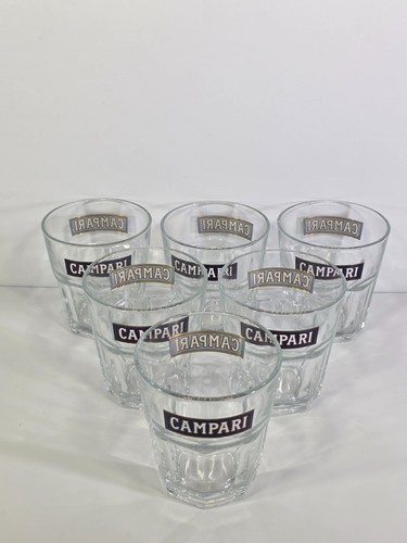 Set bicchieri campari vintage - bicchieri,