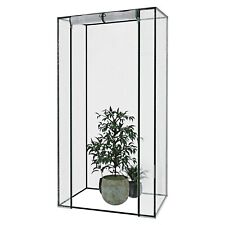 Serra per orto giardino balcone senza ripiani struttura metallo 95x70x190 cm