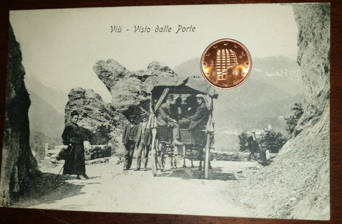 Cartolina epoca paesagg - d'epoca,