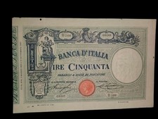 Banconota 50 Lire Barbetti Con