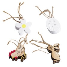  16 Pezzi Pasqua Legno