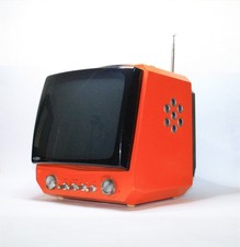 TELEVISORE PRIMI ANNI 60 TOMVOX HISPANO 12" VINTAGE FUNZIONANTE MADE IN ITALY