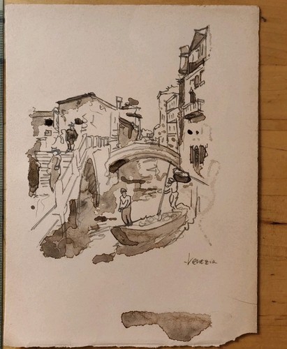 Venezia disegno originale - venezia,