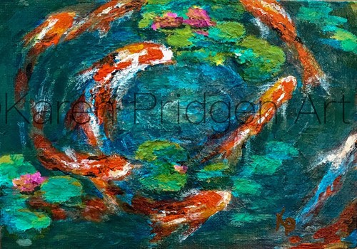 Aceo atc art - atc, card