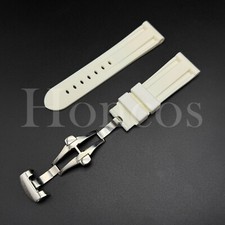 Cinturino in gomma bianca 22