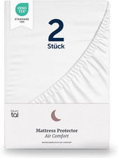 Coprimaterasso Singolo Impermeabile Con Angoli - 90 X 190Cm, Coprimaterasso Sing