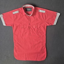 Camicia rossa manica corta