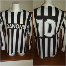 Maglia calcio Juventus Danone 1993/94 Shirt Jersey Juve Vintage #10 Baggio #XL