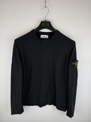 Black stone island sweater - black,