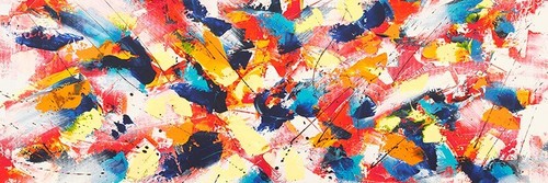 Quadro astratto bob ferri - bob, onde