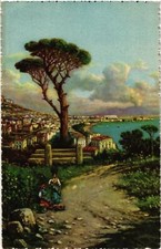 CPA Napoli Panorama dalla