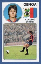 FIGURINA CALCIATORI PANINI 1976/77 - RECUPERO N.092 ONOFRI - GENOA