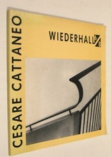 CESARE CATTANEO FIRST MONOGRAPH WIEDERHALL 6/8 1987 Architettura Razionalista