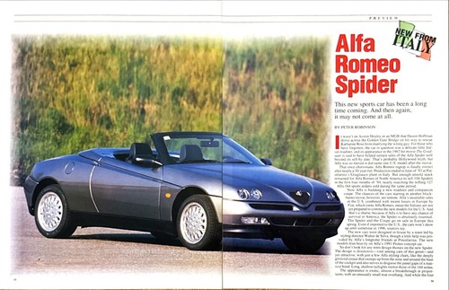 Alfa romeo spider cabrio - alfa,