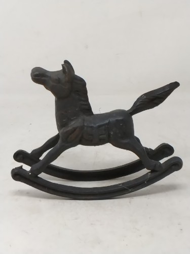 Vintage cast iron rocking - iron,